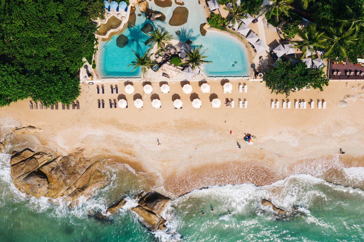 Beach front hotel